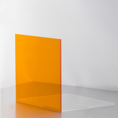 YAGELI 100% virgin lucite mma casting 5mm orange acrylic plastic sheet waterproof acrylic sheets