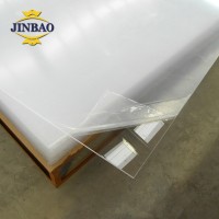 JINBAO solid surface skylight clear cast desk divider use transparent 3 4 5 6mm black acrylic board